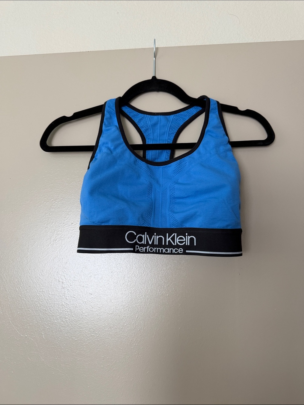 Calvin Klein Bright Blue Racerback Bra